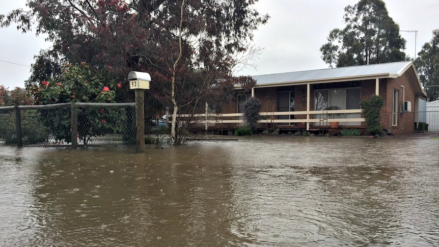 Flooding at Wallan, north of Melbourne