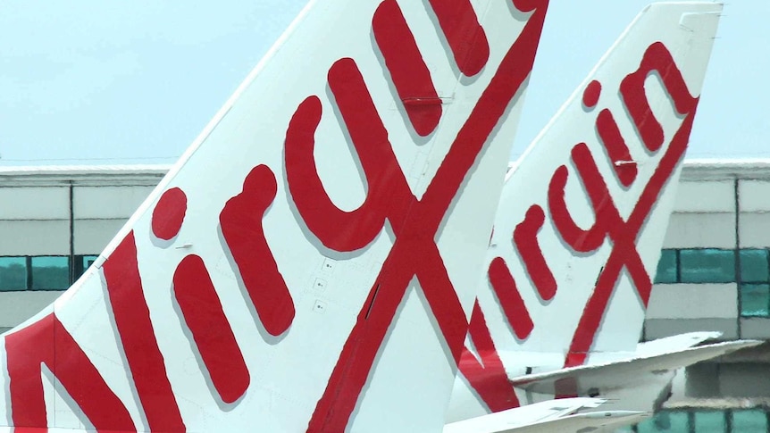 Virgin Australia planes at Brisbane Airport