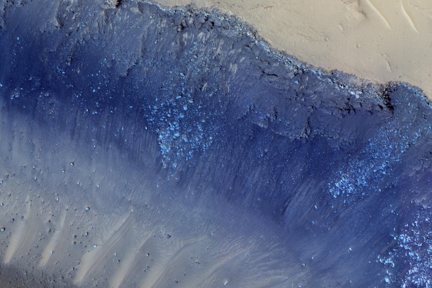 Cerberus Fossae region on Mars