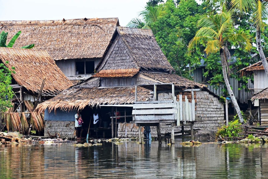 Pacific rising sea levels