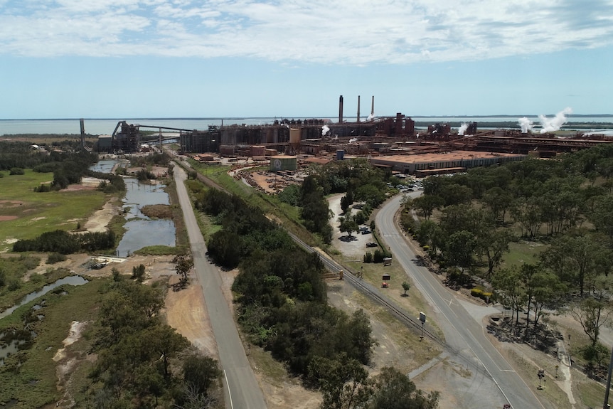 The QAL alumina refinery from the air