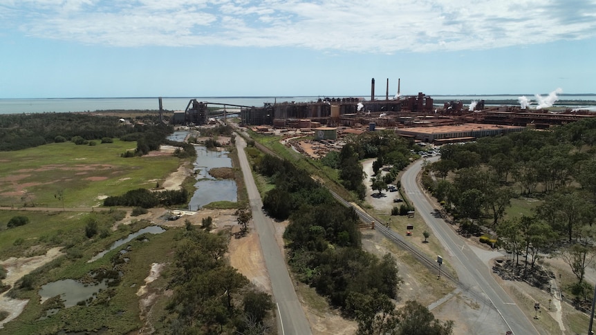 The QAL alumina refinery from the air