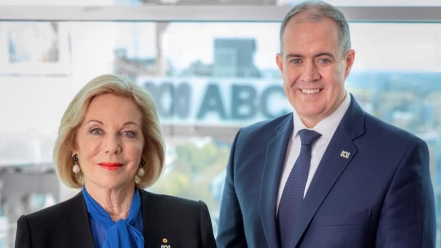 ABC Chairperson, Ita Buttrose with ABC Managing Director, David Anderson