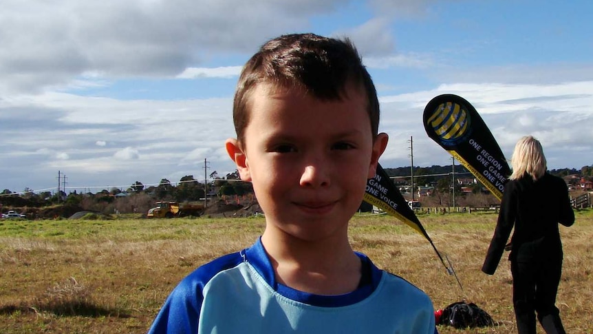 Brandon De Gabriele hopes to one day soon play at Dapto's new regional football grounds