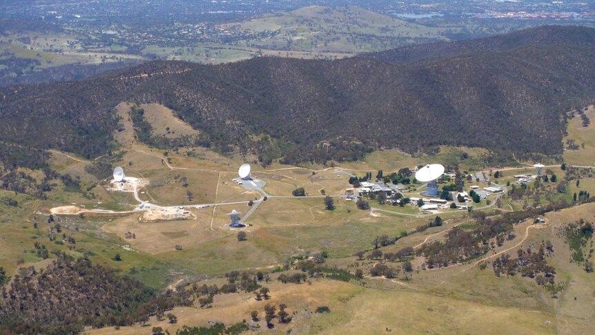 Canberra Deep Space Communication Complex at Tidbinbilla.