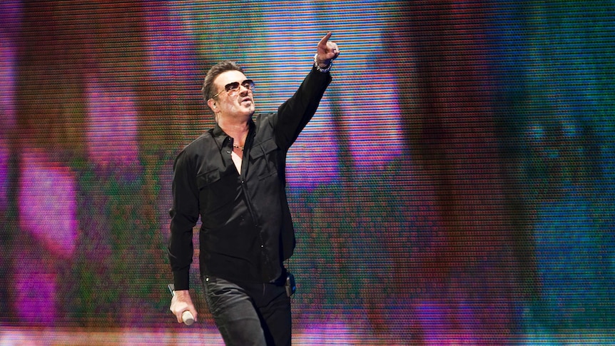 George Michael performs in Perth