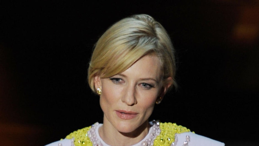 Presenter Cate Blanchett speaks onstage at the 83rd annual Academy Awards