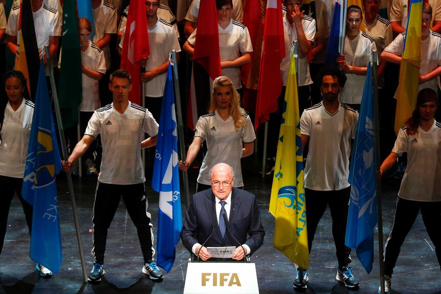 Sepp Blatter opens FIFA Congress