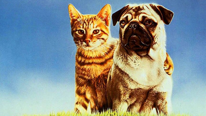 A poster for the 1986 film, The Adventures of Milo and Otis.