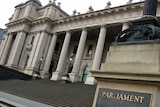 Exterior image of the Victorian Parliament.