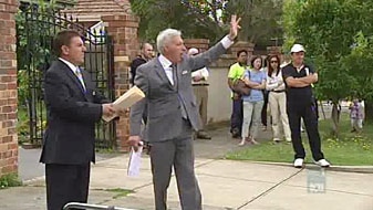 Melbourne house auction (File: ABC TV)