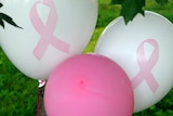Pink Ribbon Day balloons