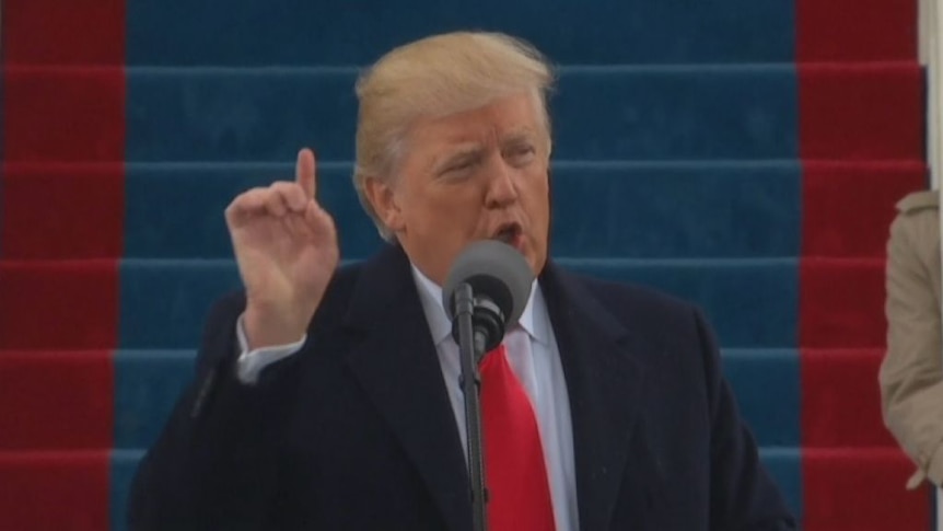 'America first': Donald Trump delivers his first speech as POTUS