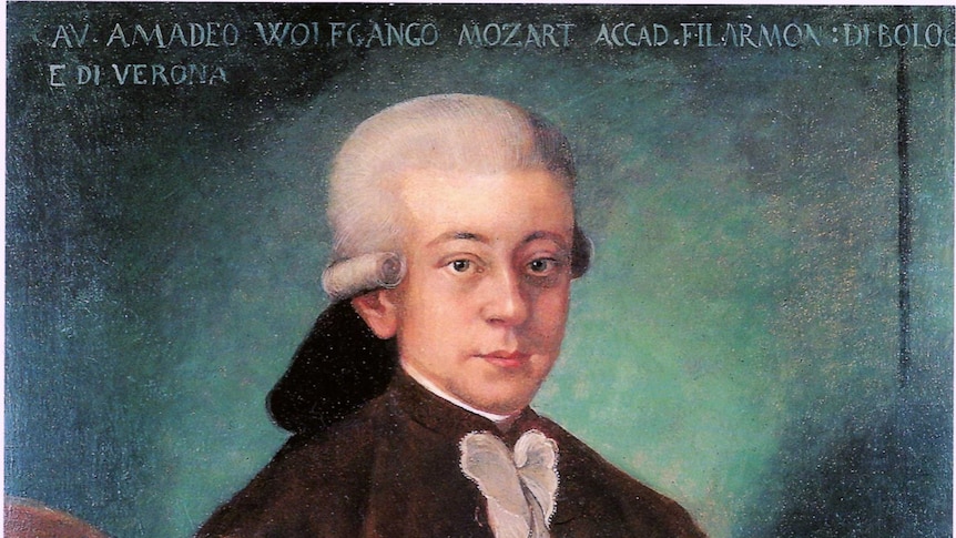 Painting of W.A. Mozart