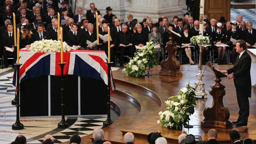 Margaret Thatcher's funeral