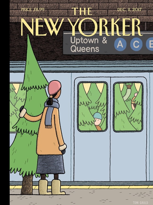 The cover of the December 11, 2017 issue of The New Yorker magazine