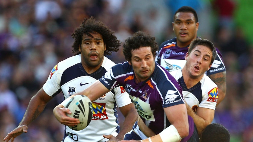 The Broncos' third win of the season was set up by a four-try burst in the first half.