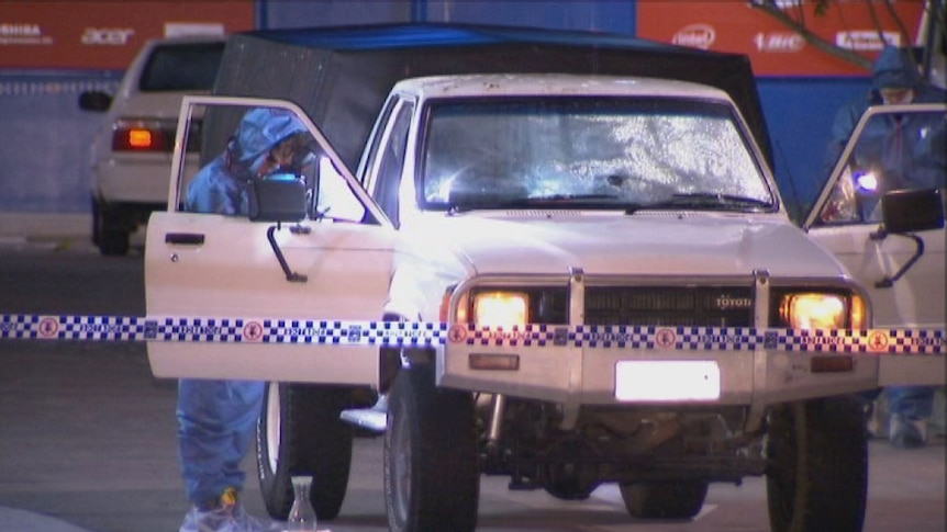 Brisbane police forensic experts investigate Aspley shooting