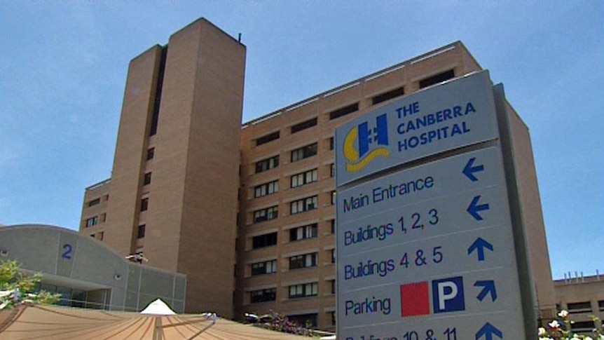 The data systems at the Canberra Hospital were shutdown for several hours on Monday.