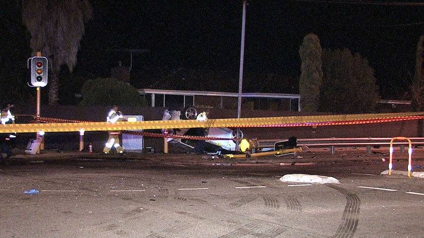 Site of a crash in Cloverdale
