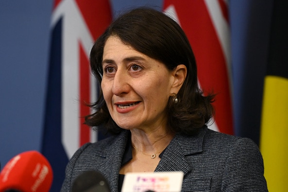 Gladys Berejiklian addresses the media