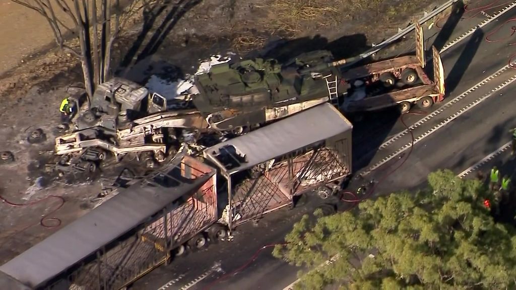 Army Tank Involved In Bruce Highway Crash - ABC News