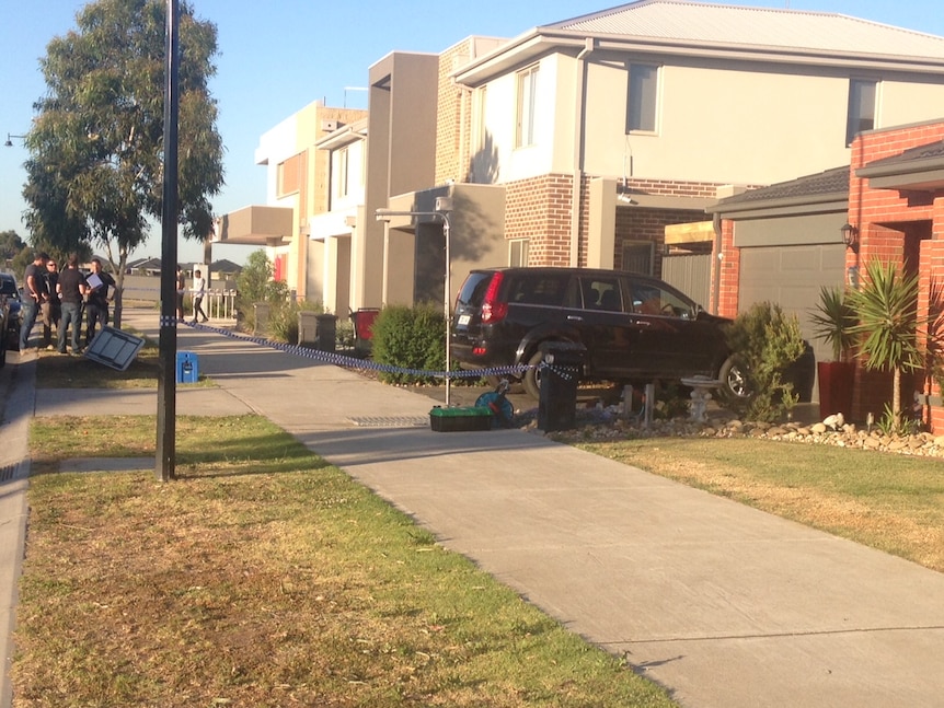 Craigieburn house blocked off