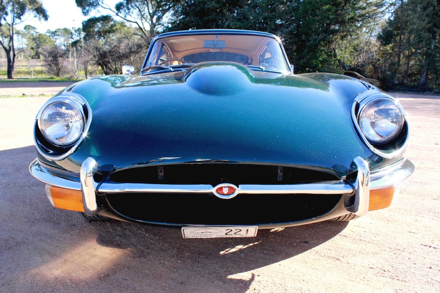 The front end of the E-Type.