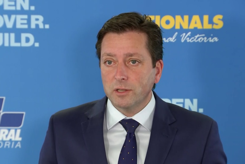 Victorian Opposition leader Matthew Guy