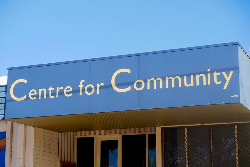 The entry of the Broken Hill Centre for Community