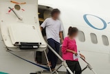 First asylum seeker arrivals at Manus Island airport