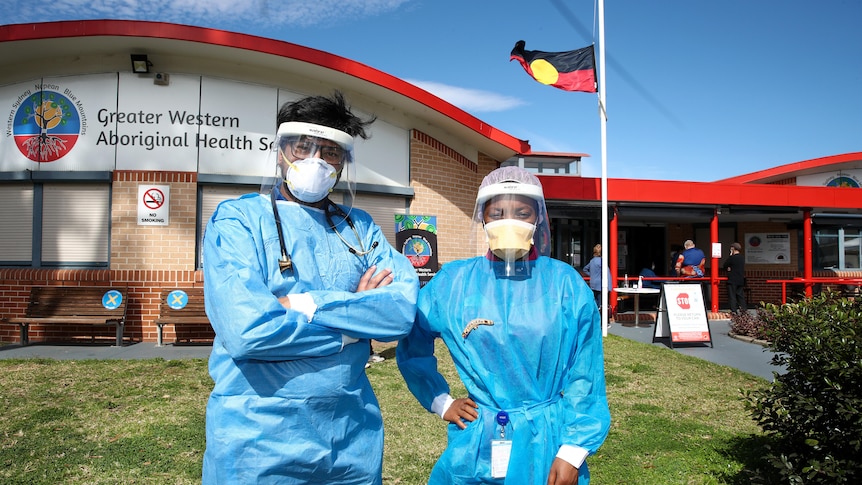 Staff at the Mt Druitt Aborginal clinic