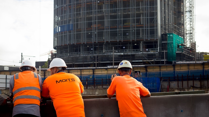 The massive development at Green Square, on the eastern side of Sydney's Botany Road.