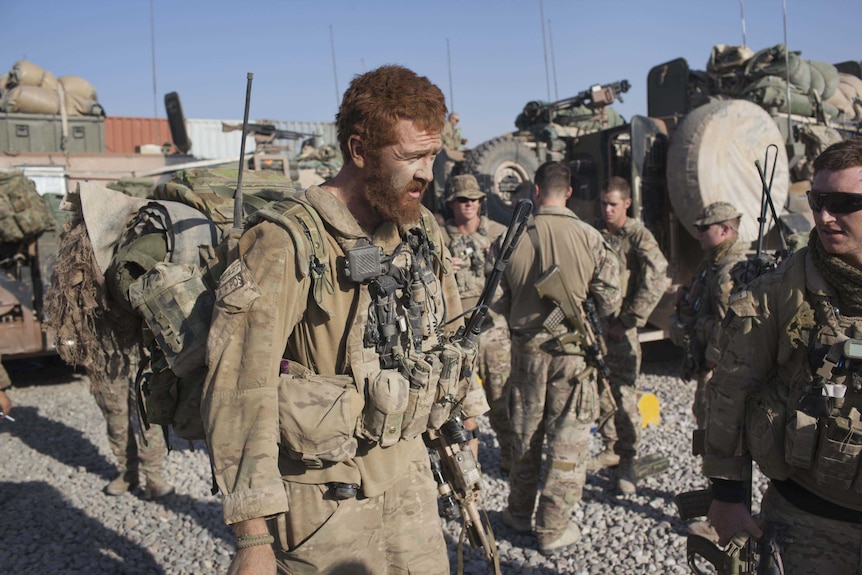 Soldiers from the Third Battalion, Royal Australian Regiment