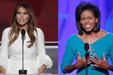 Melania Trump and Michelle Obama