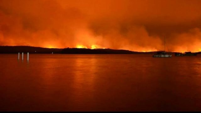 Underground fire believed to have sparked Lake Macquarie blaze.