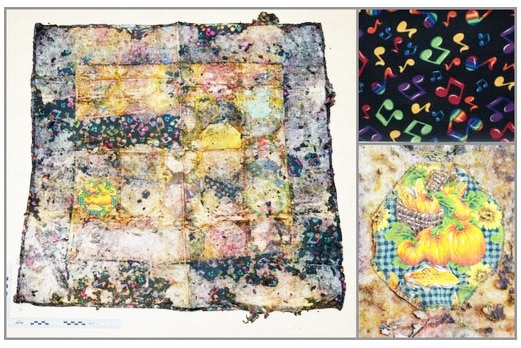 Police released images of a distinctive quilt they hope might help solve a murder