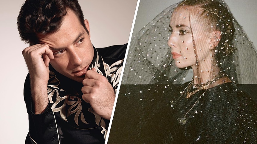A collage of Mark Ronson and Lykke Li