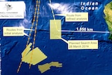 MH370 search map