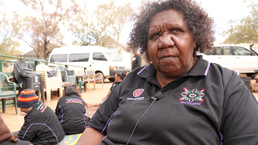 Teresa Alice, one of the women from Akeyulerre healing centre in Alice Springs