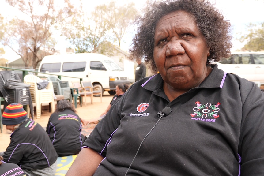 Teresa Alice, one of the women from Akeyulerre healing centre in Alice Springs