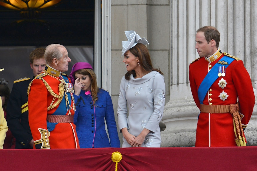 British Royal Family stand together