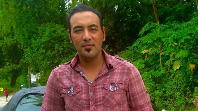 Iranian refugee Omid Masoumali