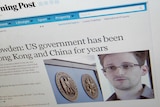 Edward Snowden on South China Morning Post website.