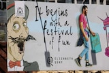 A Government ad promoting Elizabeth Quay reads 'it all begins with a festival of fun'.