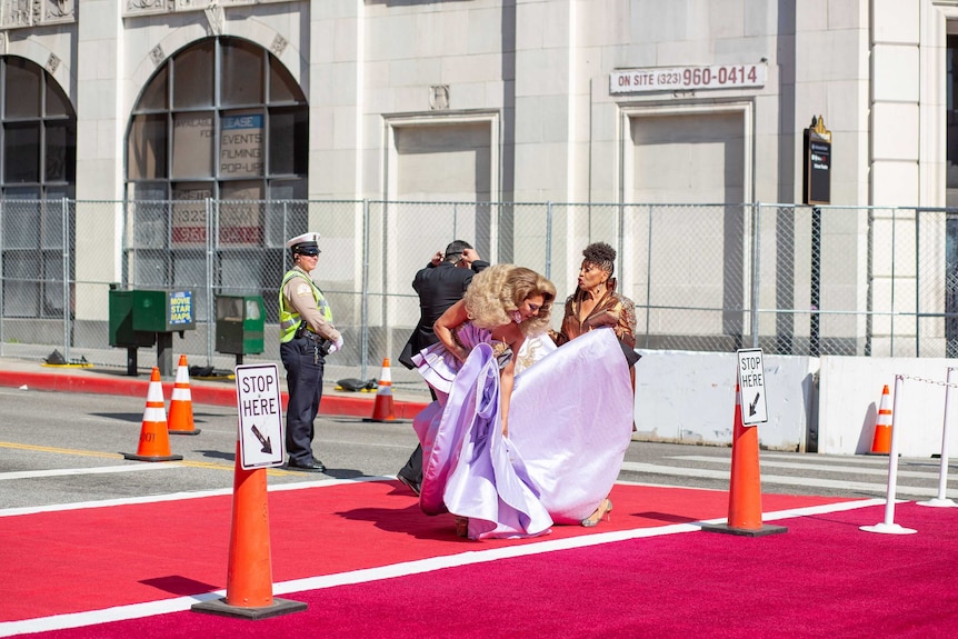 Shangela and Jenifer Lewis at the Oscars 2019