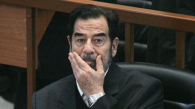 Saddam Hussein: American officials have asked his lawyers to collect his personal effects. (File photo)