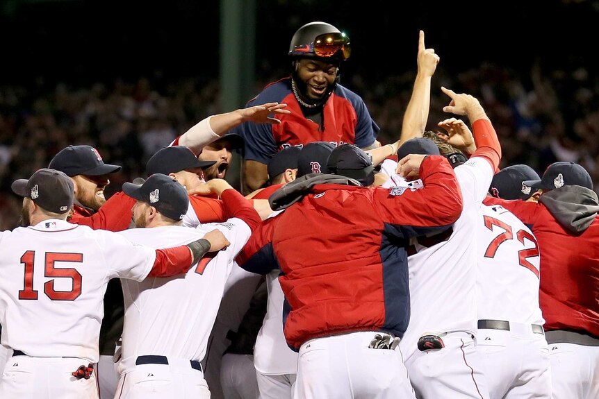 Red Sox begin their celebrations