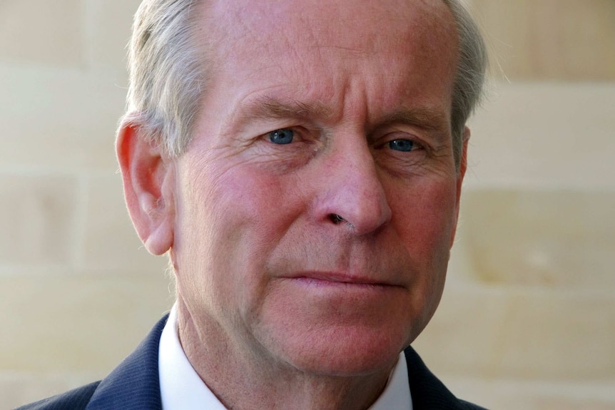 Close-up photo of WA Premier Colin Barnett.