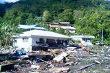 Some of the damage in Pago Pago on the island of American Samoa.